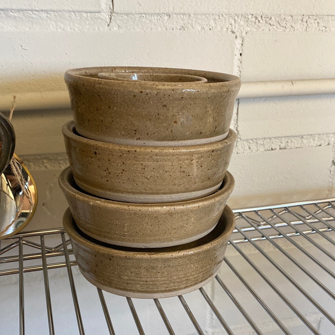 Speckled Taupe Ceramic Dish