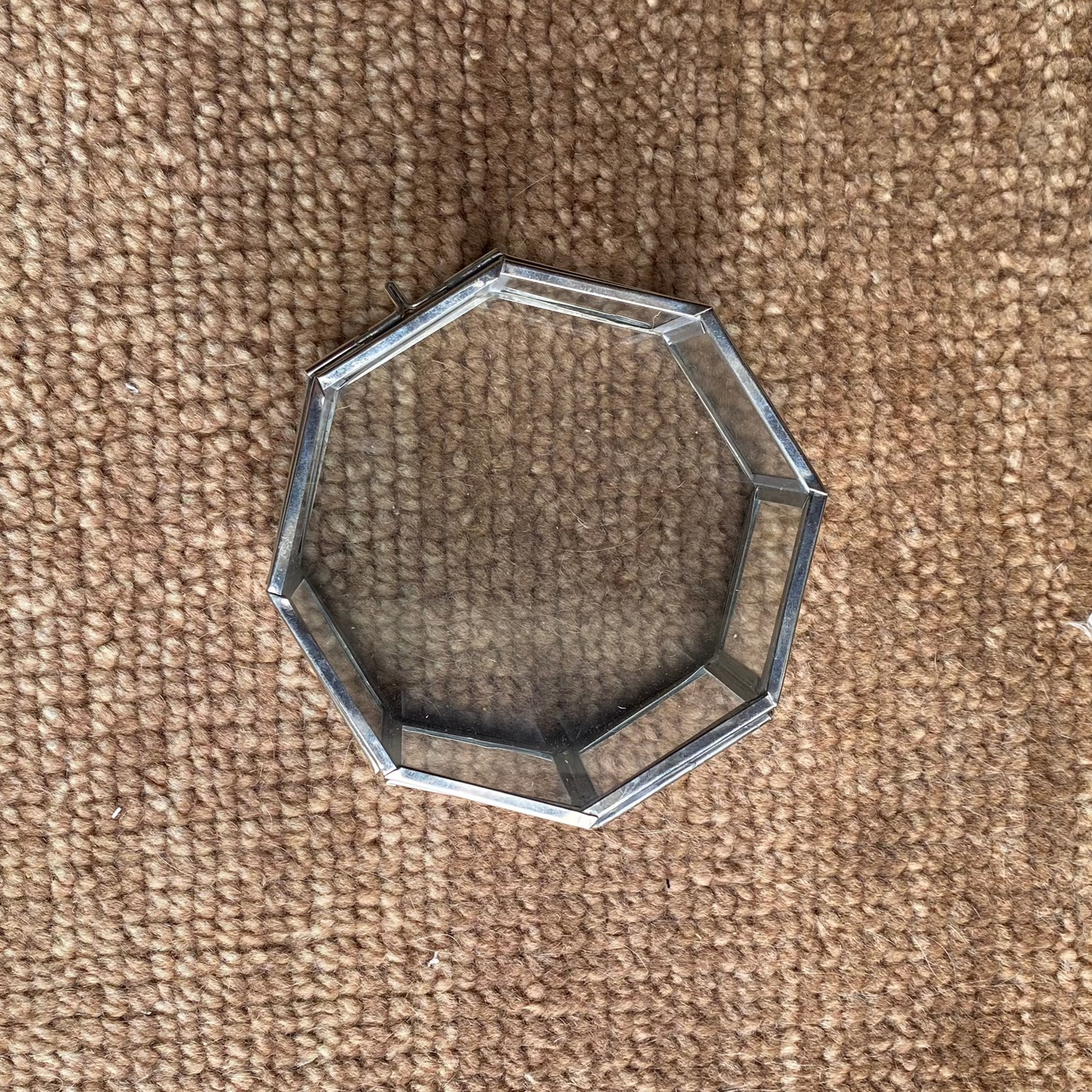 Silver + Glass Storage Box