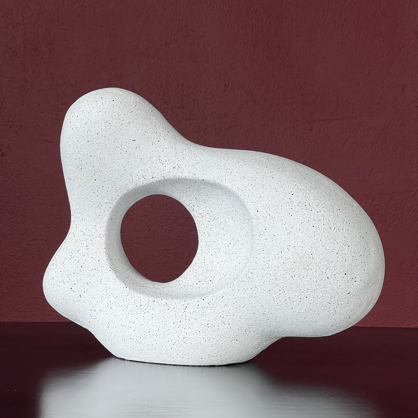 White Amoeba Statue