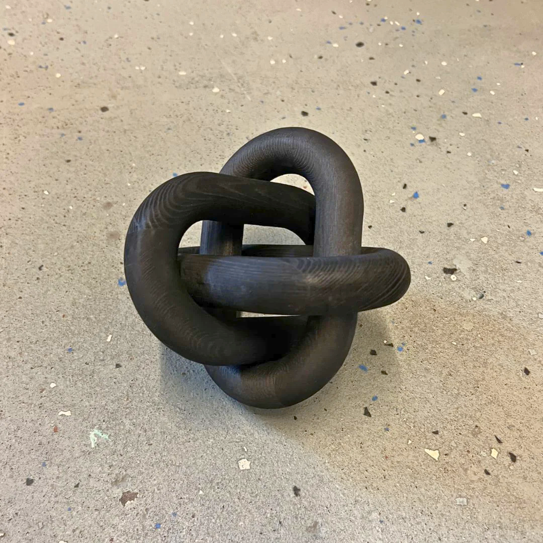 Wooden Knot Decorative Object