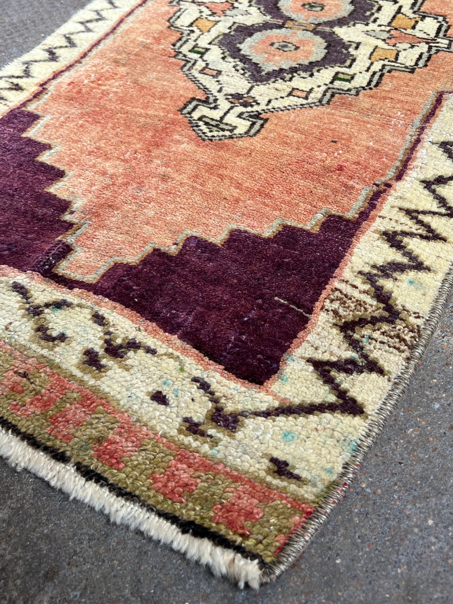 Vintage Turkish Mini Rug