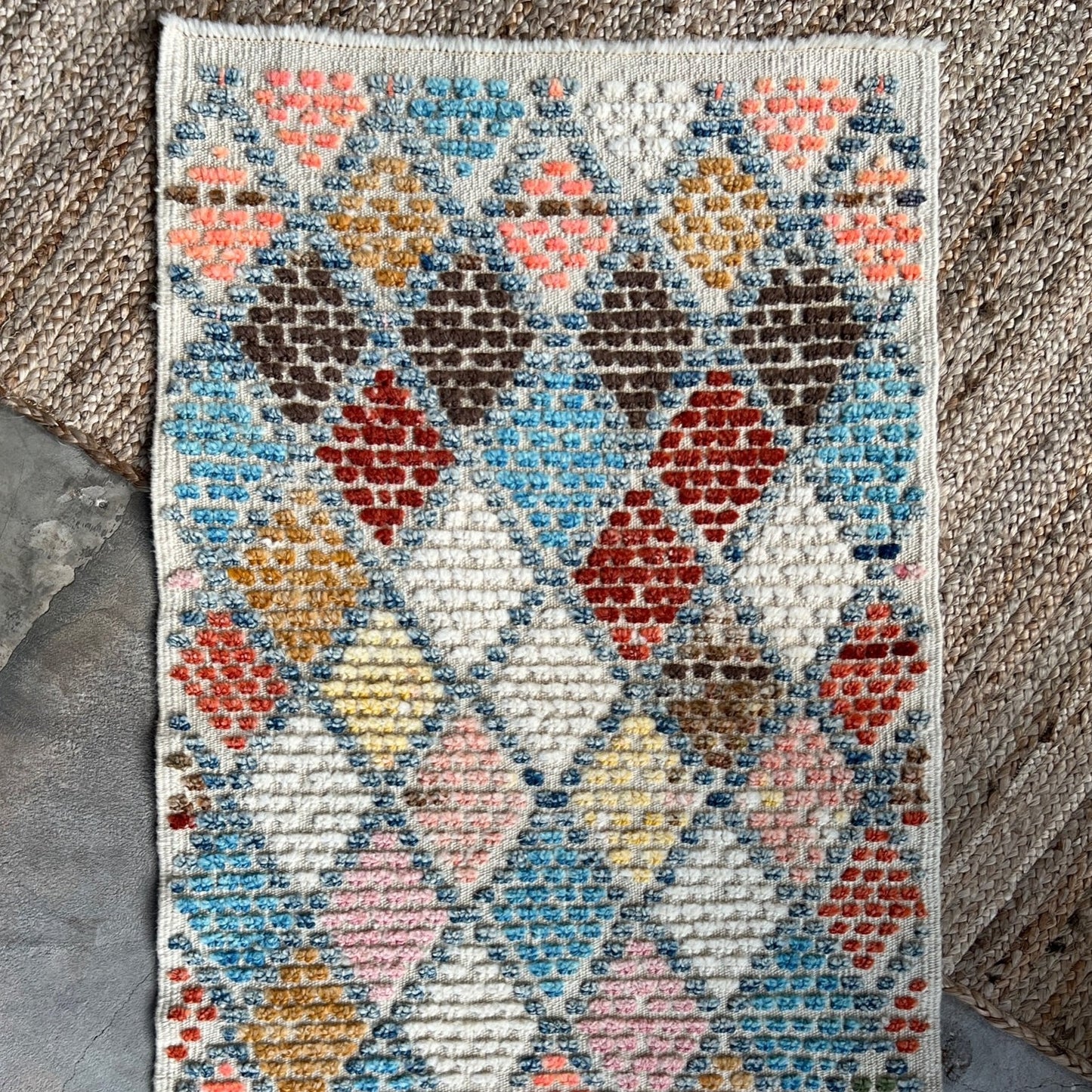 Diamond Pattern Rug